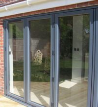 Aluminium bi-fold door