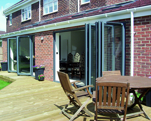 an image of an aluminium bi-fold door 