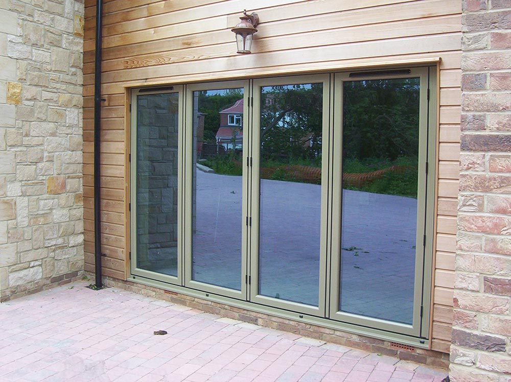 smart bi-fold patio door