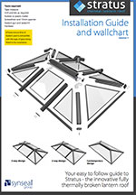 Stratus aluminium lantern roof installation guide