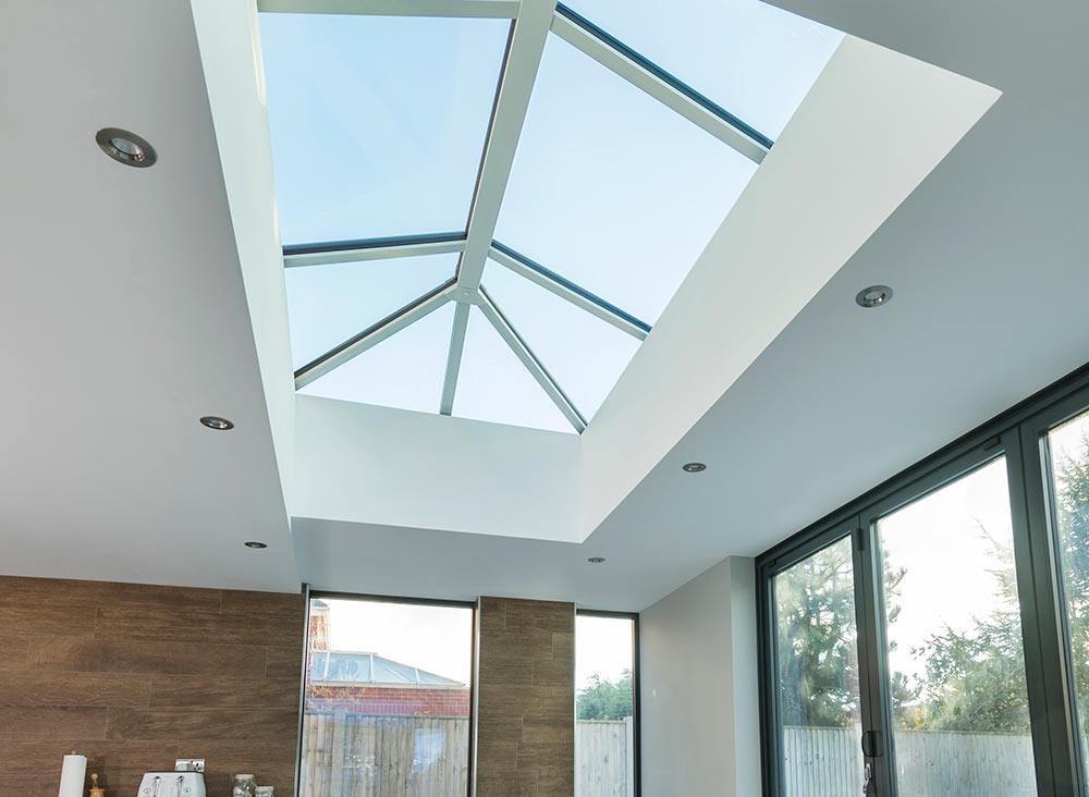 Stratus lantern roof modern installation