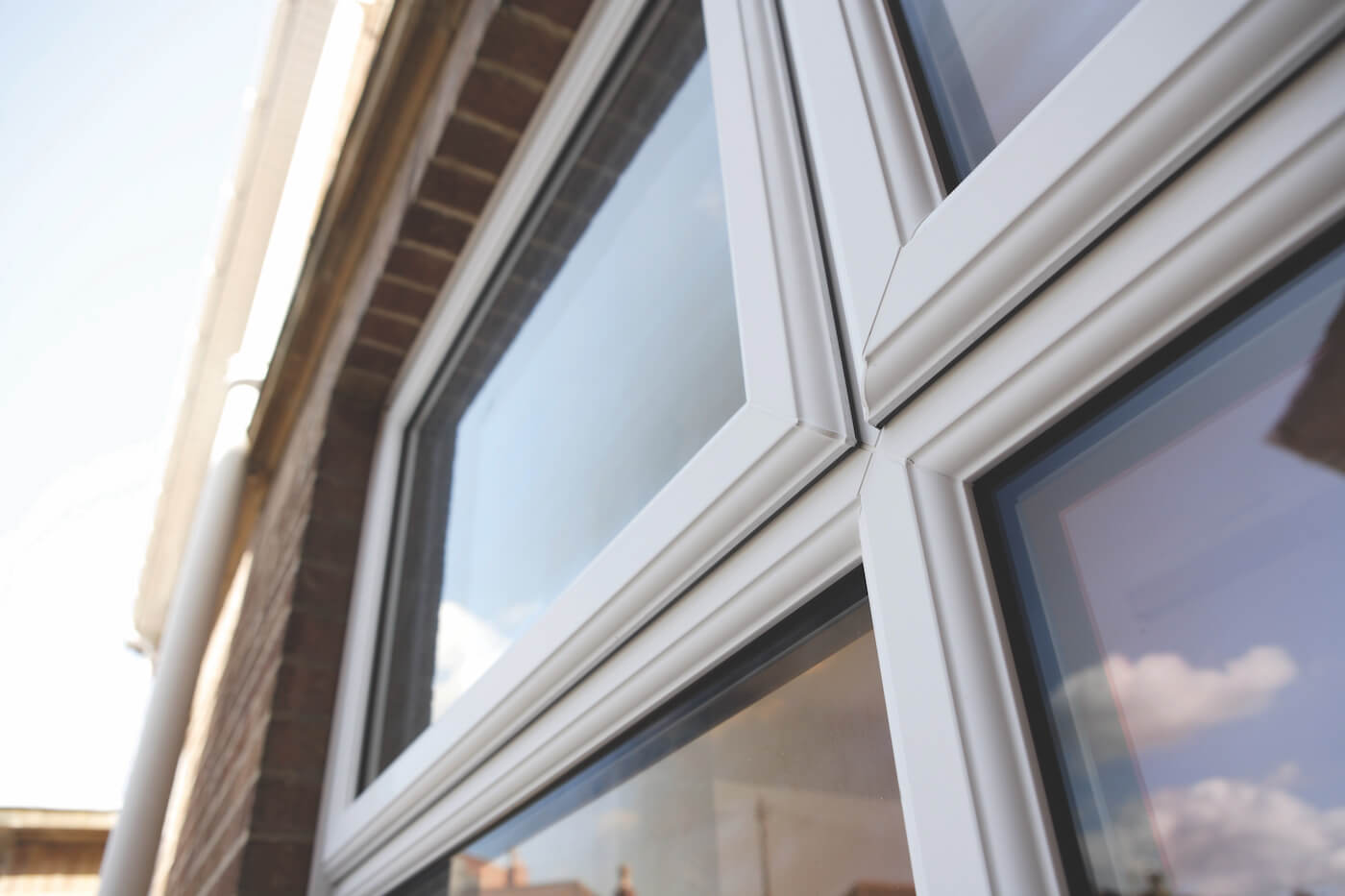 Close up image of a Eurologik Ovolo window frame