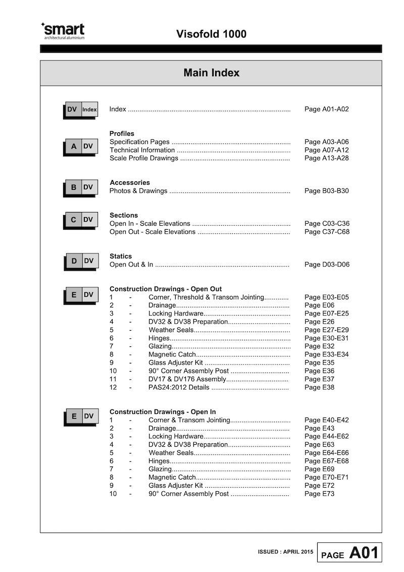 Visofold Technical Cover